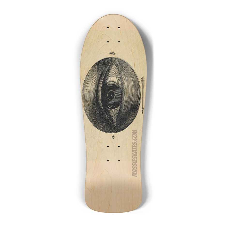 3D Holographic Right Eye Skateboard